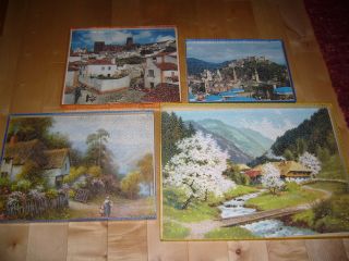 Puzzle Aus Sperrholz,  Penelope Puzzle,  Schweizer Sammlerpuzzle 4 Stück Bild