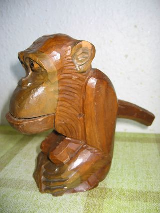 Wunderschön Nussknacker - Affe - Holz - Holzfigur Bild