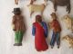 11 Stück Antike Krippenfiguren Aus Holz U.  Bemalt Teils Zum Restaurieren/bastler Krippen & Krippenfiguren Bild 5