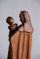 Holz Figur Sehr Feine Schnitzarbeit Handarbeit Madonna Maria Jesus Kind 19,  5 Cm Holzarbeiten Bild 1