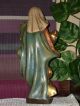 Holzfigur - Heiligenfigur - Madonna Mit Kind - Coloriert - Oberammergau? - Geschnitzt - Deko Holzarbeiten Bild 1