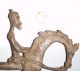 L´art Africain Reiter Bronze Dogon Alt Statue Gelbguss Mali Afrikam Unikat Entstehungszeit nach 1945 Bild 1