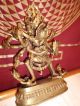 Buddha Bronze Yab Yum Ca 25cm Ca 2kg 8armige Gottheit Von Sammler Selten Entstehungszeit nach 1945 Bild 1