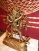 Buddha Bronze Yab Yum Ca 25cm Ca 2kg 8armige Gottheit Von Sammler Selten Entstehungszeit nach 1945 Bild 4