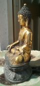 Amitabha Buddha Status Bronze 3 Kg Asiatica Tibet China 20.  Jhht Asiatika: China Bild 1