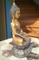 Amitabha Buddha Status Bronze 3 Kg Asiatica Tibet China 20.  Jhht Asiatika: China Bild 2