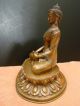 Anmutiger Amitayus - Sitzender Bronze Buddha Entstehungszeit nach 1945 Bild 8