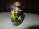Schöne Alte Emaillierte Vase Mit Blüten Cloisonné,  China,  Wohl 19.  Jahrhundert Asiatika: China Bild 2