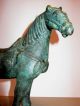 Buddha Ganesha Tang Pferd Tangpferd China Bronze Eisen Skulptur Figur Reichtum 1950-1999 Bild 4