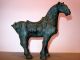 Buddha Ganesha Tang Pferd Tangpferd China Bronze Eisen Skulptur Figur Reichtum 1950-1999 Bild 5