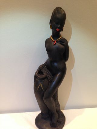 Afrikanische Kunst,  Figuren,  Frau,  Privatsammlung,  49cm Hoch Bild