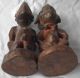 2 X Yoruba Figur Antik Holz Zwillinge Ibeji Aus Nigeria - Holzfigur Afrika 28 Cm Entstehungszeit nach 1945 Bild 2