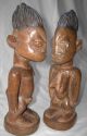 2 X Yoruba Figur Antik Holz Zwillinge Ibeji Aus Nigeria - Holzfigur Afrika 25 Cm Entstehungszeit nach 1945 Bild 6
