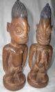 2 X Yoruba Figur Antik Holz Zwillinge Ibeji Aus Nigeria - Holzfigur Afrika 25 Cm Entstehungszeit nach 1945 Bild 7