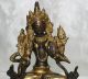 Weiße Tara White Tara Statue 13 Cm Messing Bronze Bodhisattva Tibet Nepal Buddha Entstehungszeit nach 1945 Bild 1