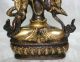 Weiße Tara White Tara Statue 13 Cm Messing Bronze Bodhisattva Tibet Nepal Buddha Entstehungszeit nach 1945 Bild 3