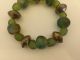 Weihnachten Wunderschöne Krobo Beads 15 Grüne Perlen 5 Spacer Ghana Afrika Top Entstehungszeit nach 1945 Bild 1