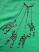 Altes Windspiel Kamele Glocken Perlen Messing Usbekistan Mobile Orient Islam Gefertigt nach 1945 Bild 1