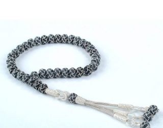 Tesbih Gebetskette Islamic Prayer Beads 1000 Ayar/karat Saf Silber Gümüs Bild