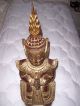 Antiker Betender Buddha Massiv Holz Gold 67 Cm Hoch Ca.  5 Kg Ausfuhr Plombe Entstehungszeit nach 1945 Bild 1