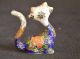 Sammeln Altes Cloisonné Handarbeit,  Persien Katze China Dekoration,  Signiert Asiatika: China Bild 2