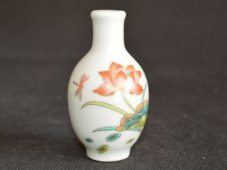 Sammeln Altes Chinesische Blau - Weiß - Porzellan,  Handbemalt Lotus Snuff Bottle Bild