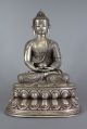 Amitabha Buddha Statue Bronze Skulptur Tibet Asiatika Asien Figur China Entstehungszeit nach 1945 Bild 1