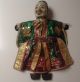 Chinesische Handpuppe Antik Mit Holzkopf Und Besticktem Stoffgewand Asiatika: China Bild 1