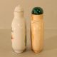 Asiatische Snuff Bottles Mallachitundjaspis / Porzellan Entstehungszeit nach 1945 Bild 2