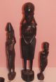 9 Stück Afrikanische Masken Figuren Konvolut Kamm Besteck Maske Handgeschnitzt Entstehungszeit nach 1945 Bild 5