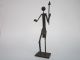 Skulptur Krieger Aus Eisen,  Geschweißt,  Schwer,  Recycling,  Simbabwe,  Afrika Entstehungszeit nach 1945 Bild 3