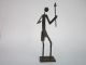 Skulptur Krieger Aus Eisen,  Geschweißt,  Schwer,  Recycling,  Simbabwe,  Afrika Entstehungszeit nach 1945 Bild 4