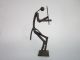 Skulptur Krieger Aus Eisen,  Geschweißt,  Schwer,  Recycling,  Simbabwe,  Afrika Entstehungszeit nach 1945 Bild 5