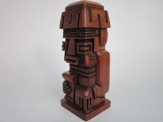 Skulptur,  Figur WÄchter,  Geist Aus Holz,  Mexico,  Südamerika Bild