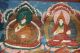 Thangka Buddha Nepal 64x47 Masterpiece ? Sakyamuni Um 1900.  Ölfarben Auf Tex Entstehungszeit nach 1945 Bild 4