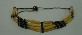 Old Indian Jewelry - Alter Indianer Schmuck - Bein Halskette Bild