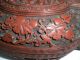 China Rotlack - Composit ? Geschnitzte Deckeldose //carved Cinnabar Lacquer ? Asiatika: China Bild 3