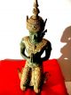 Tempelgottheit Aus Thailand ? 5,  5 Kg Schwer Bronze. Asiatika: Indien & Himalaya Bild 2