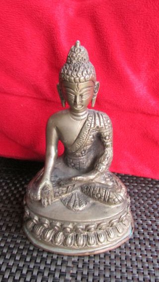 Skulptur,  Figur,  Sakyamuni,  Buddha,  Bhumisparsa,  Buddhismus,  Tibet,  Asien Bild