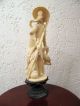 Asiatika Chinesischer Angler Fischer Alabaster Figur Skulptur Höhe 30 Cm Antik Entstehungszeit nach 1945 Bild 1