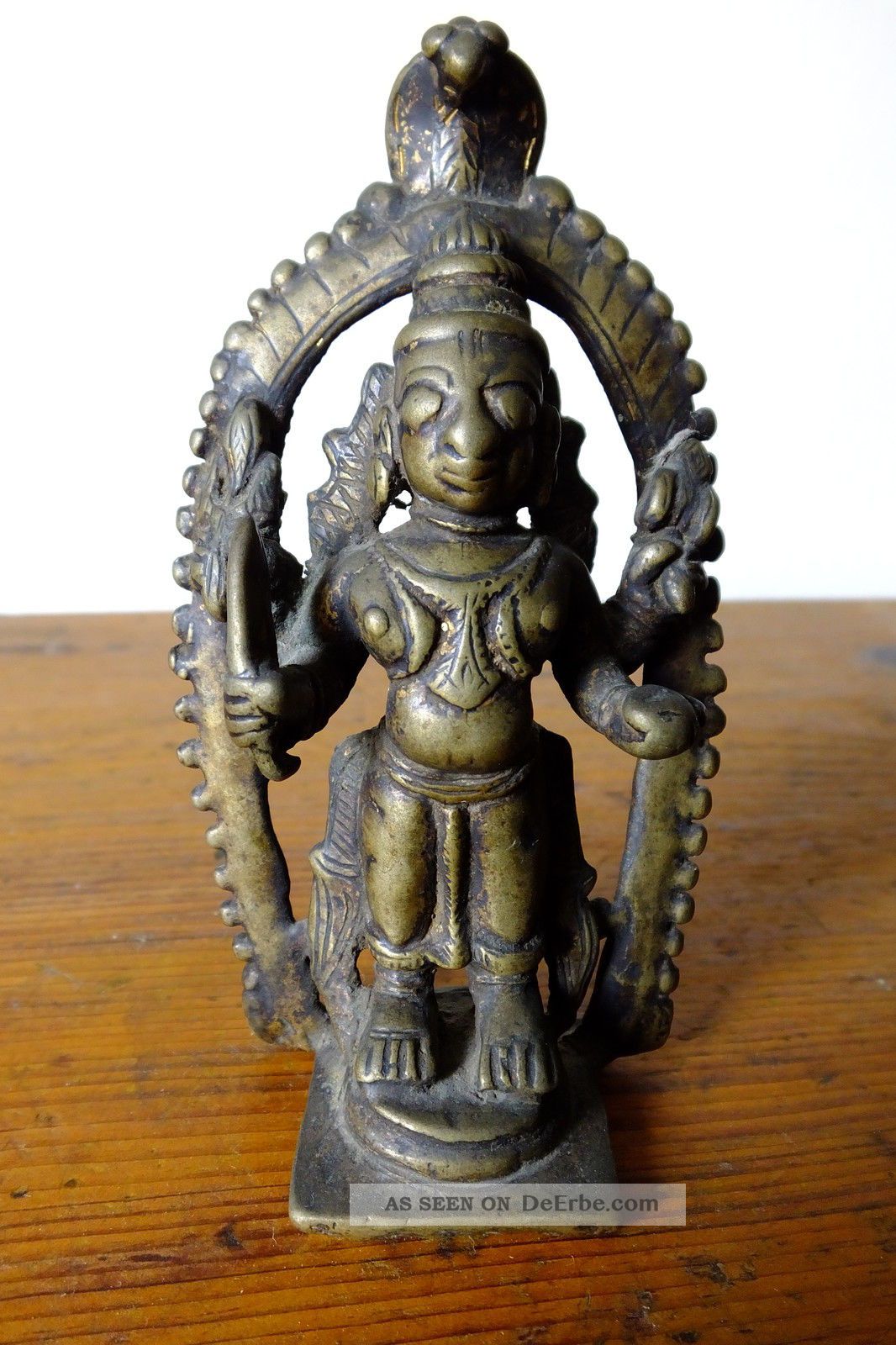 Aus Privatsammlung - Indien 19.  Jh.  Shiva Bronze 11 Cm/ 307 G Asiatika: Indien & Himalaya Bild