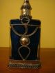 Parfüm Flakon Parfümflakon Glasflakon Blaues Glas Aus Marokko Handarbeit Orient Islamische Kunst Bild 4