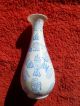 Vase Bone China Porcelain Blue Motive Entstehungszeit nach 1945 Bild 2