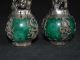 Sammeln Alte Chinesische Jade Tibet Silber,  Lion Drache Skulpturen Dekoration 1900-1949 Bild 4