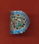 Sehr Schöner Alter Silber - Ring China Emailliert Enamel Verstellbar Asiatika: China Bild 1