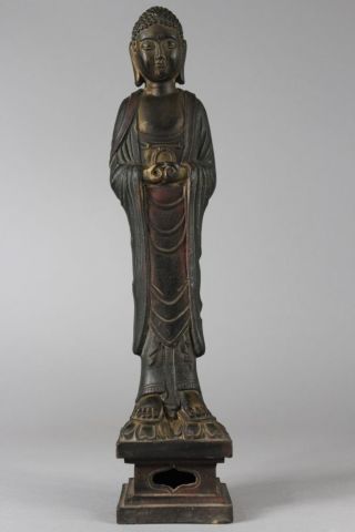 Amitabha Buddha Statue Bronze Skulptur Tibet Asiatika Asien Figur China Bild