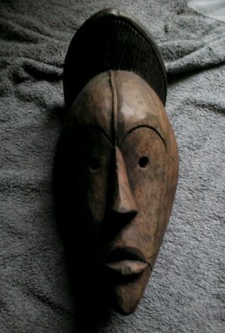 Afrikanische Stammeskunst Große Maske Der Igala,  Nigeria Afrika Bild