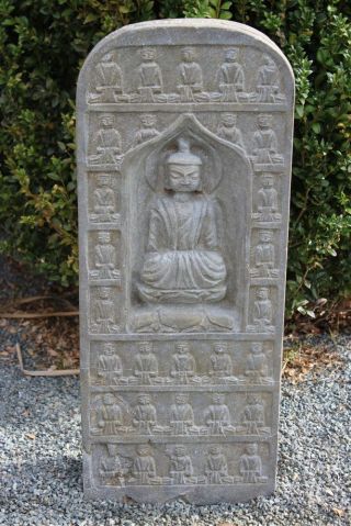 Granit Stein Pagode Stupa Buddha Tibet Asiatika Japangarten Garten Skulptur Yoga Bild
