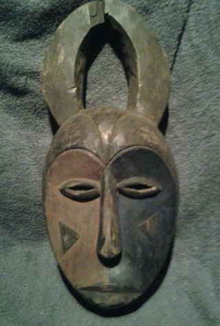 Afrikanische Stammes Kunst Alte Maske Der.  Baule,  ElfenbeinkÜste Afrika Bild
