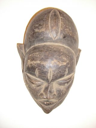 Alte Holzmaske Der Yoruba In Nigeria Bild